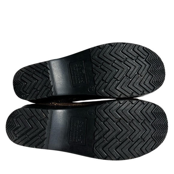 Sanita Brown Suede Stud Clogs - Picture 10 of 12